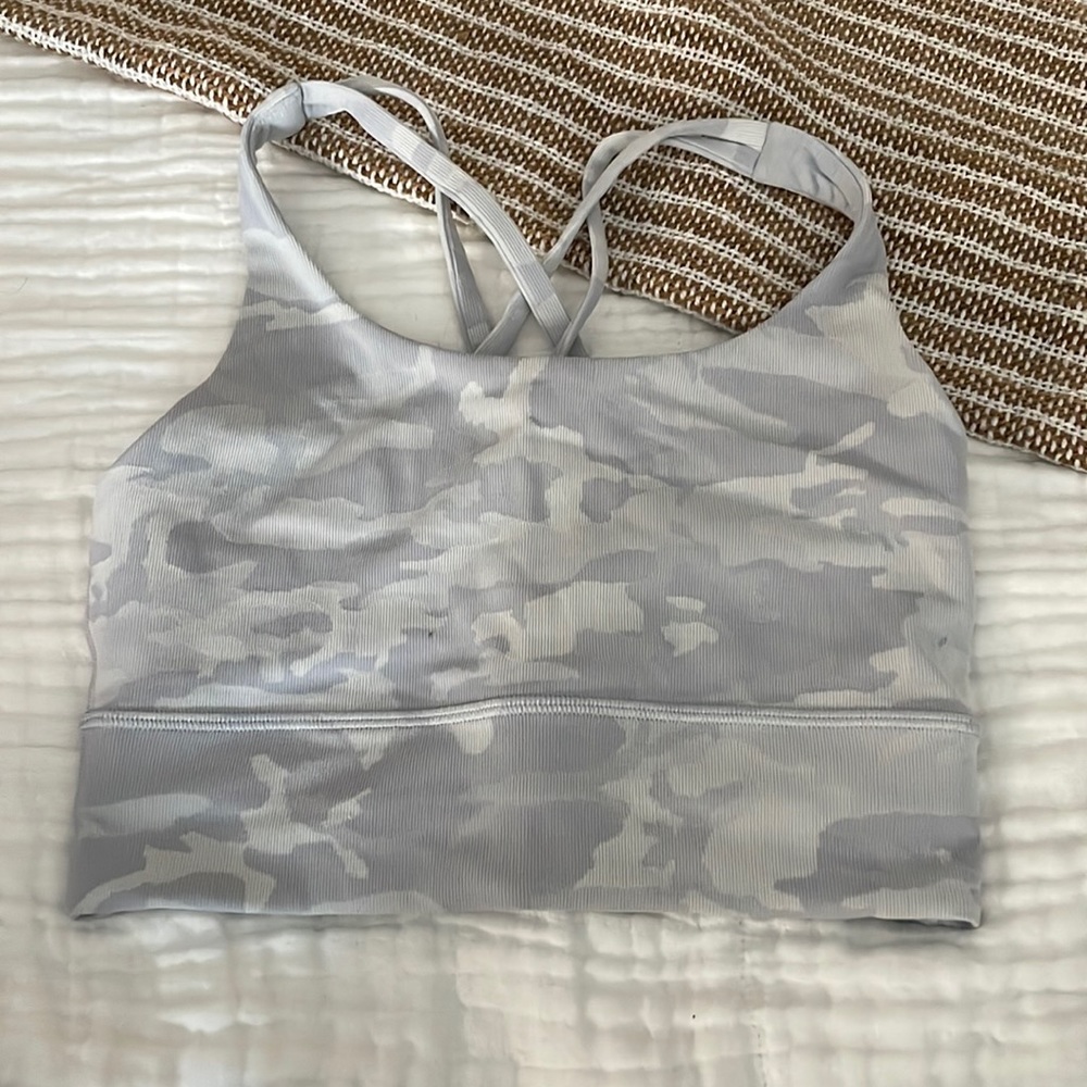 Lululemon longline energy size 4